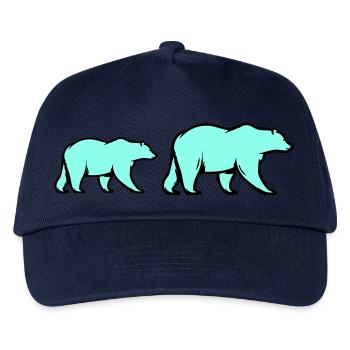 Eisbären - Kinder Basecap - Navy - Vorne