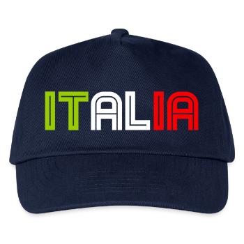 Italia - Italy - Italien - Kinder Basecap - Navy - Vorne
