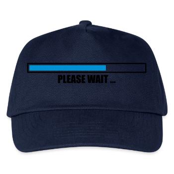 balken please weit loading ladebalken runterladen - Kinder Basecap - Navy - Vorne