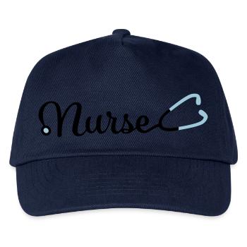 Krankenschwester - Kinder Basecap - Navy - Vorne