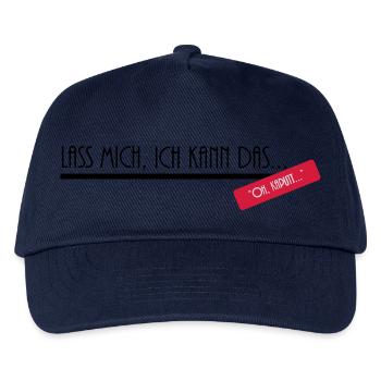 lass mich - Kids’ Baseball Cap - navy - Front