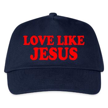 Love like jesus - Kids’ Baseball Cap - navy - Front