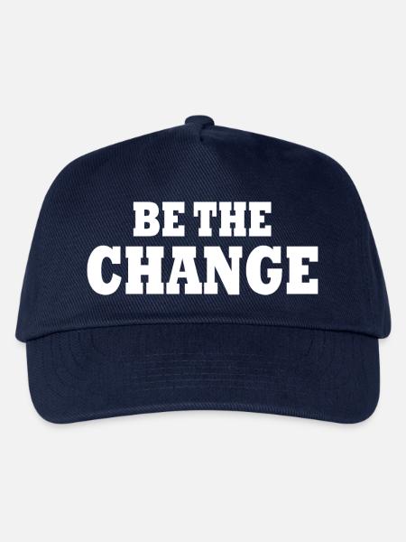be the change - Kinder Basecap - Navy