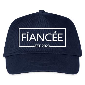 Fiancée Est. 2023 - Bride To Be - Engagement Party - Kids’ Baseball Cap - navy - Front