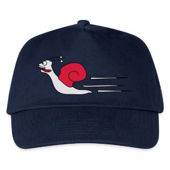 Fast Snail - Kinder Basecap - Navy - Vorne