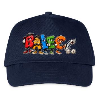 BALÈC – Humor Je M'en Fous - Kinder Basecap - Navy - Vorne