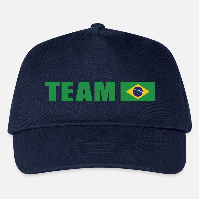 Support-Team Brasilien - Kinder Basecap - Navy