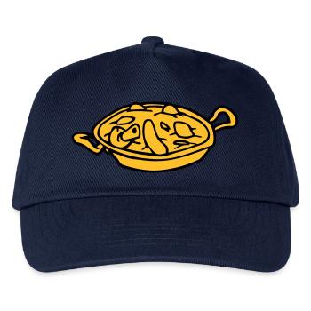choucroute d'Alsace Sauerkraut plat alsacien - Casquette de baseball Enfant - marine - Devant