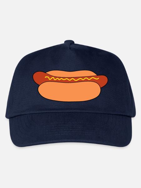 Hot dog Wurst - Kinder Basecap - Navy