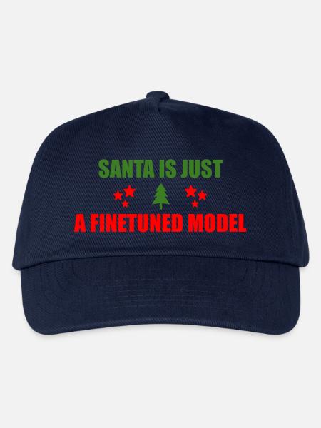 Der Weihnachtsmann ist nur ein feinabgestimmtes Modell - Kinder Basecap - Navy