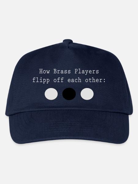 How brass players flipp off each other - Kinder Basecap - Navy
