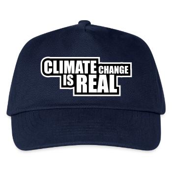 Le changement climatique est la véritable science du changement climatique - Casquette de baseball Enfant - marine - Devant