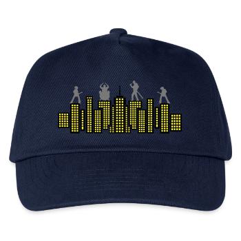 Rock Skyline Musik Konzert Tour - Kinder Basecap - Navy - Vorne