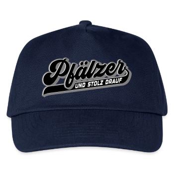 Pfälzer und Stolz drauf | Farben änderbar - Kinder Basecap - Navy - Vorne