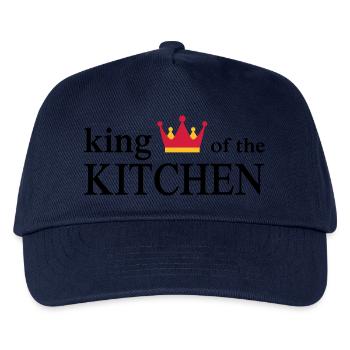 Lustige Kochschürze für Männer - Kinder Basecap - Navy - Vorne