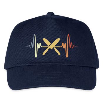 Kochmesser Herzklopfen - Kinder Basecap - Navy - Vorne