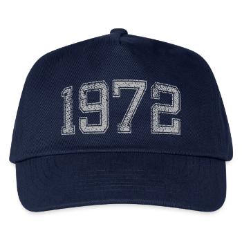 1972 Jahrgang - Kinder Basecap - Navy - Vorne