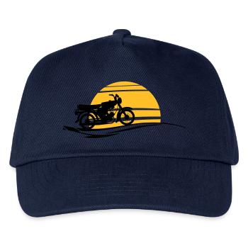 Fahrzeug - Simson Sonne - Kinder Basecap - Navy - Vorne