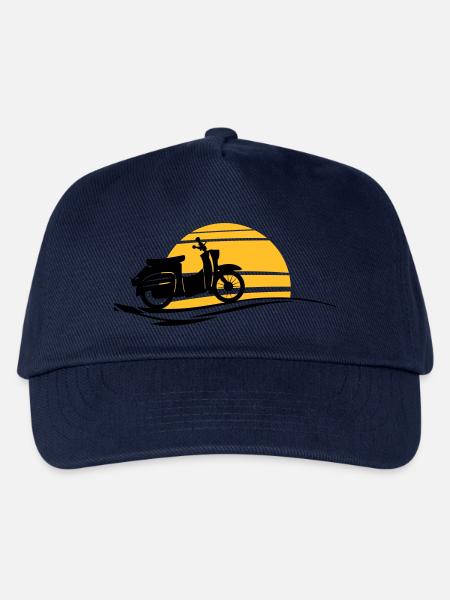 Fahrzeug - Schwalbe Sonne - Kinder Basecap - Navy