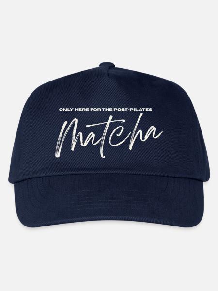 Post Pilates Matcha - Kinder Basecap - Navy