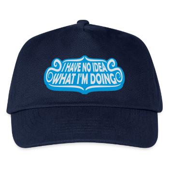 Aucune idée - Casquette de baseball Enfant - marine - Devant
