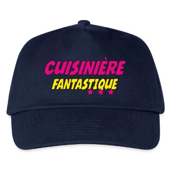 Cuisinière FANTASTIQUE - Casquette de baseball Enfant - marine - Devant