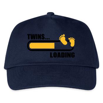 Jumeaux - Casquette de baseball Enfant - marine - Devant