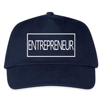 Unternehmer Stolzes graduiertes Unternehmergeschenk - Kinder Basecap - Navy - Vorne