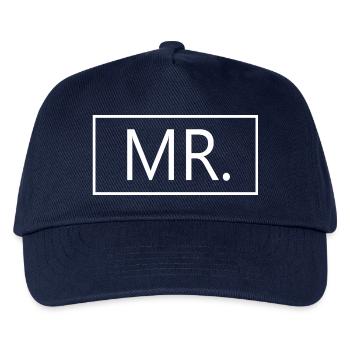 Mr. Matching Couple Engagement Wedding Honeymoon - Kids’ Baseball Cap - navy - Front