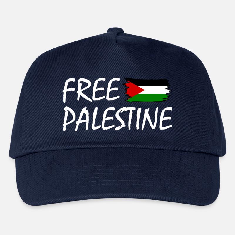 Free palestine - Kinder Basecap - Navy