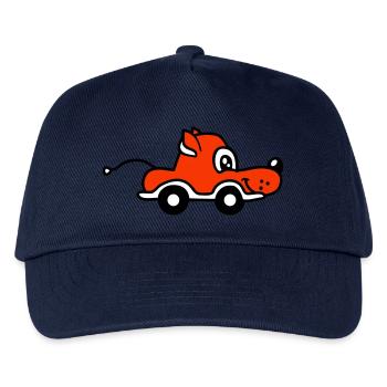 Dog Car Toy Remote Controlled Driving Wheels Cute - Kids’ Baseball Cap - navy - Front