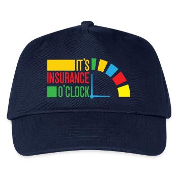 Insurance Agent Funny It ́s O ́Clock Insurance - Kids’ Baseball Cap - navy - Front