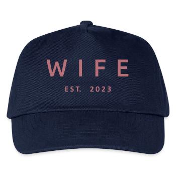2023 Fiançailles Mariage Douche nuptiale - Casquette de baseball Enfant - marine - Devant