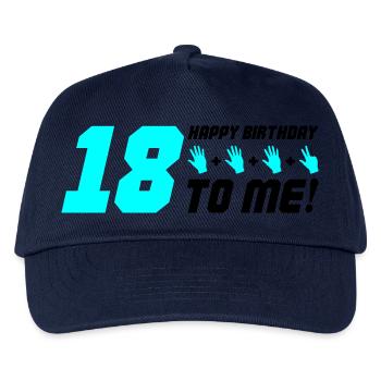Happy Birthday to me 18 - Kids’ Baseball Cap - navy - Front