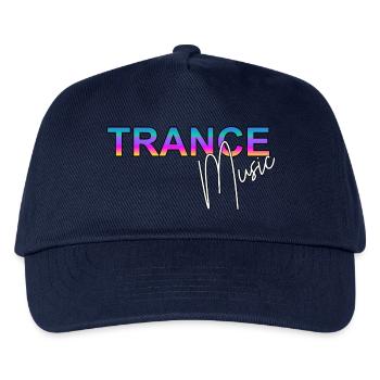 Trance Music - Kinder Basecap - Navy - Vorne