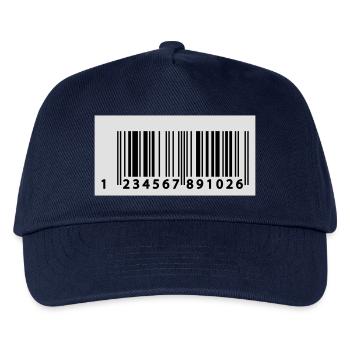 123456789106 EAN Code - Kinder Basecap - Navy - Vorne