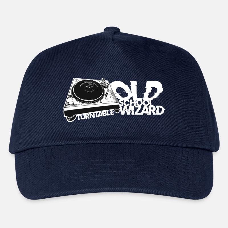 Plattenspieler DJ Old School Wizard - Kinder Basecap - Navy