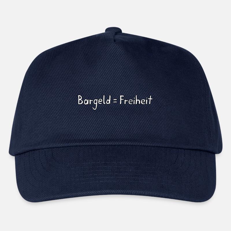 Bargeld = Freiheit - Kinder Basecap - Navy