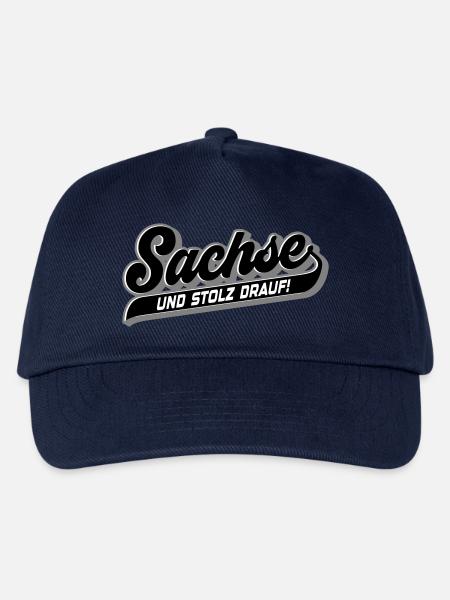 Sachse und Stolz drauf | Farben änderbar - Kinder Basecap - Navy