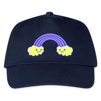 Arc-en-ciel - Casquette de baseball Enfant - marine - Devant