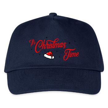 christmas time - Kinder Basecap - Navy - Vorne
