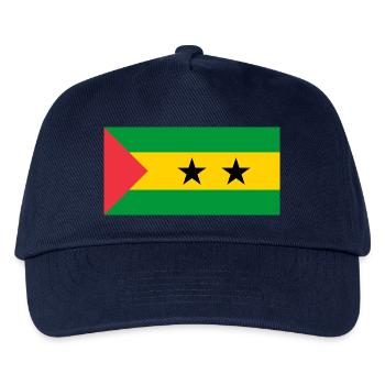 São Tomé und Príncipe - Kinder Basecap - Navy - Vorne