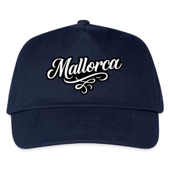 Mallorca Schriftzug - Kinder Basecap - Navy - Vorne