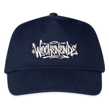 Wochenende Graffiti - Kinder Basecap - Navy - Vorne