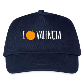 I Love Valencia - Kinder Basecap - Navy - Vorne