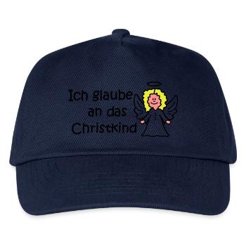 Ich glaube an das Christkind - Kinder Basecap - Navy - Vorne