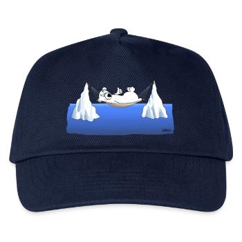 Eisberg Chillen - Kinder Basecap - Navy - Vorne