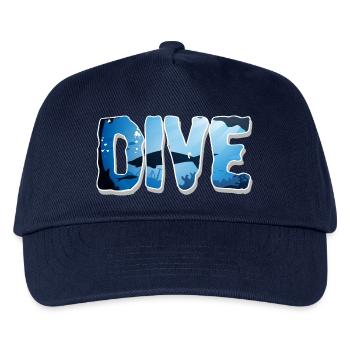 Tauchen Taucher - Kinder Basecap - Navy - Vorne