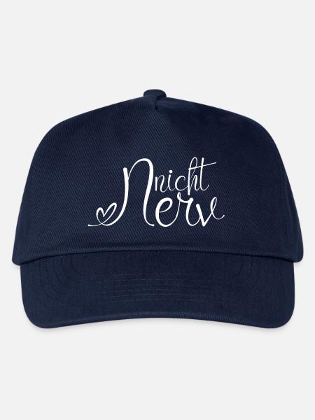 Nerv nicht Weiß1 - Kinder Basecap - Navy