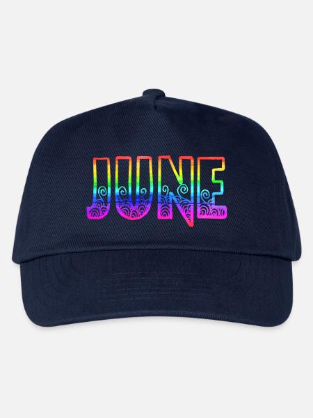 june rs regenbogen - Kinder Basecap - Navy